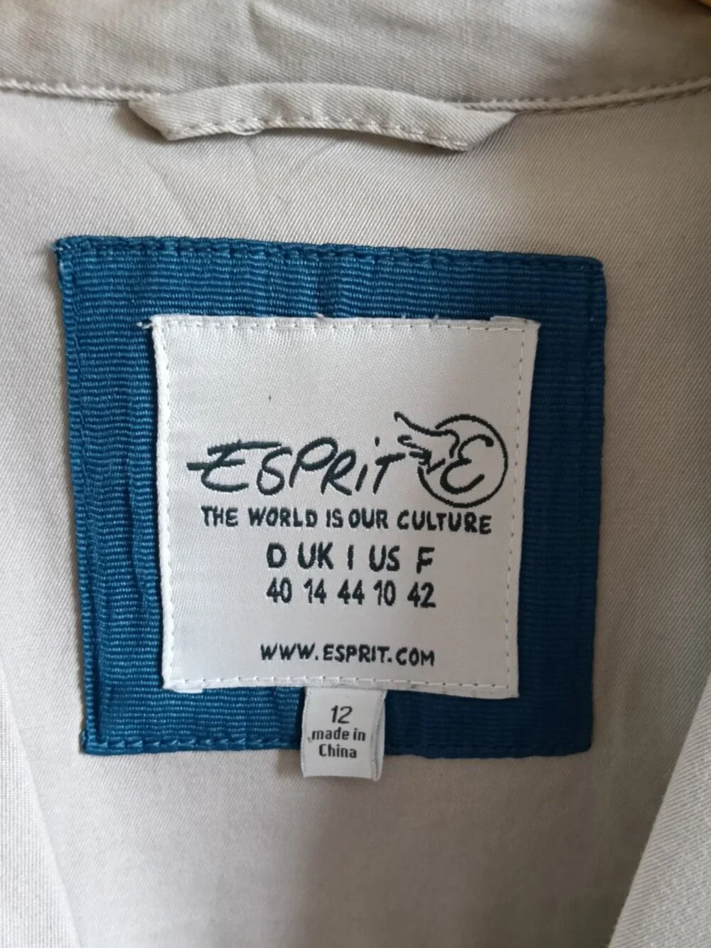 Vintage Esprit Safari Style Jacket/Blazer US 10/12 - Picture 5 of 7